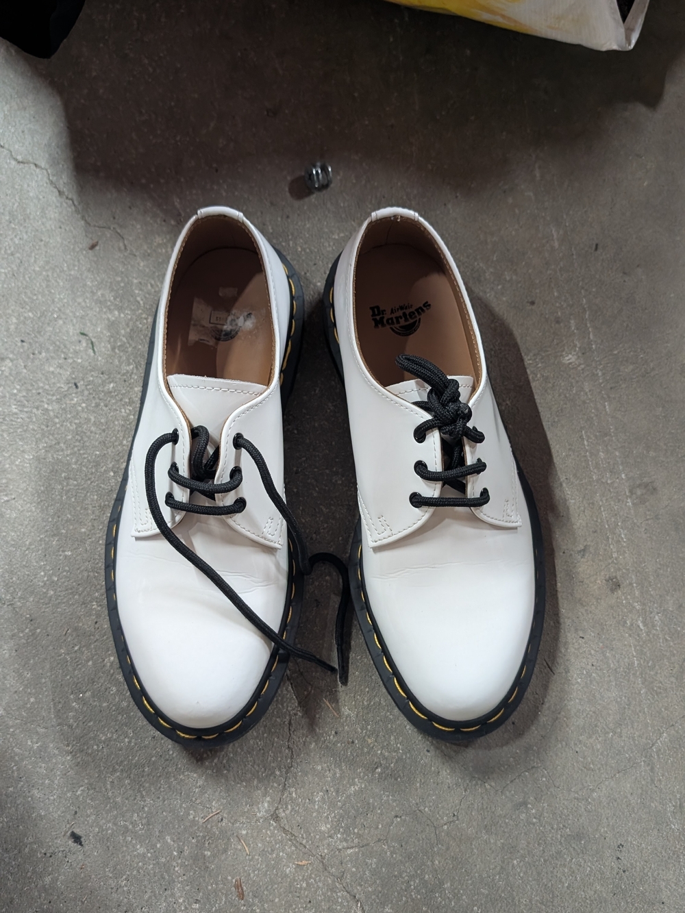 Dr. Martens 1461 White Leather Oxford Shoes